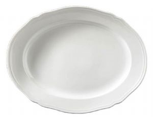 Antico Doccia White 13.5in Oval Platter