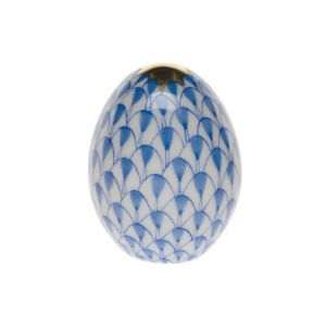 Fishnet Miniature Egg, Blue