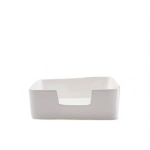 Lastra White Dinner Napkin Holder