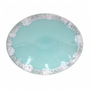 Taormina Oval Platter Aqua