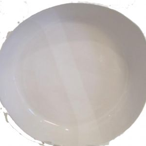 Gloss White 14in Round Platter
