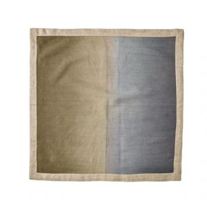 Dip Dye Napkin Beige, Taupe & Grey Set of Four