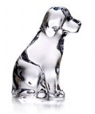 Glass Dog Figurine