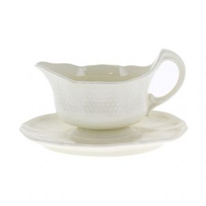 Pont Aux Choux White Sauce Boat & Stand