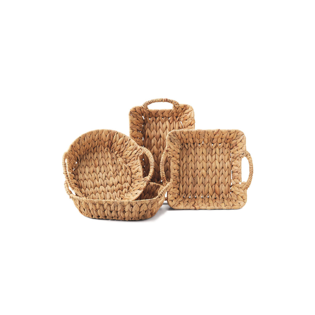Woven Square Basket Handled