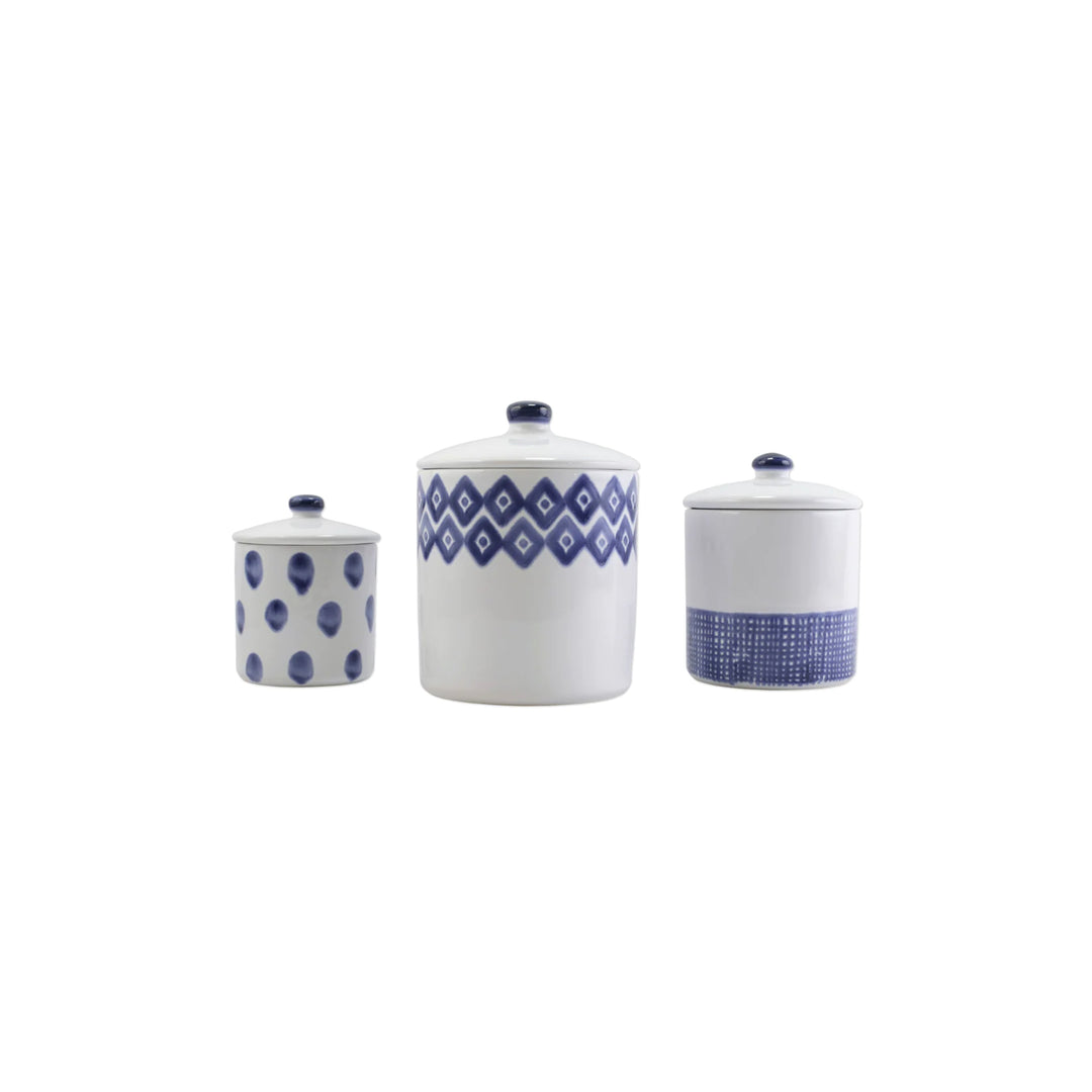 Santorini Canister Small Dot