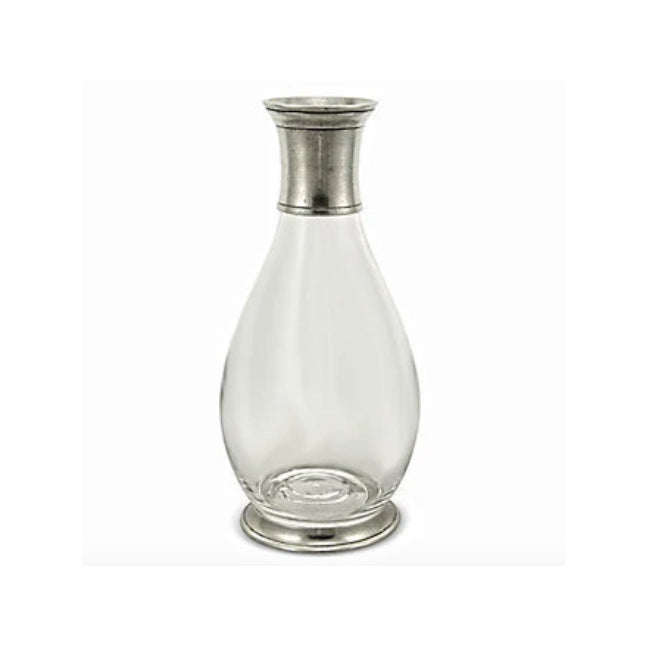 Tall Carafe with Pewter Collar