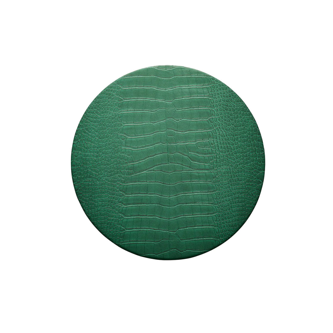 Croco Placemat in Emerald, Set of Four