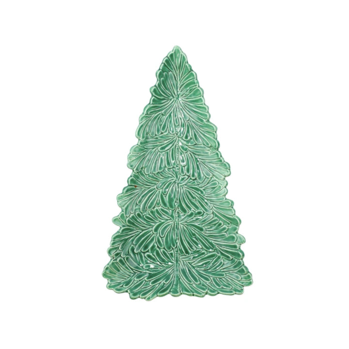 Lastra Holiday Figural Tree Platter Small