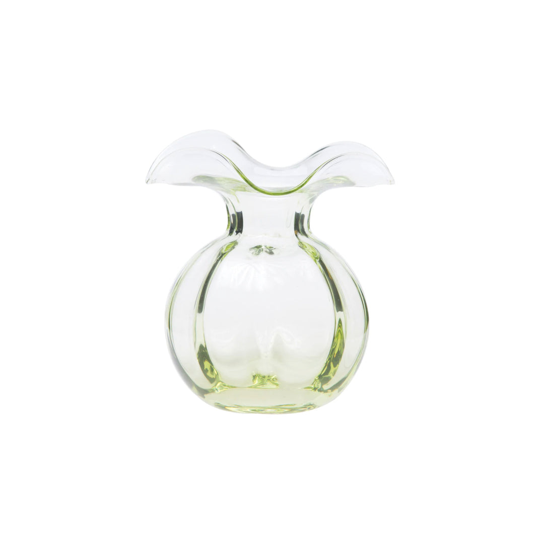 Hibiscus Fluted Vase Medium, Green