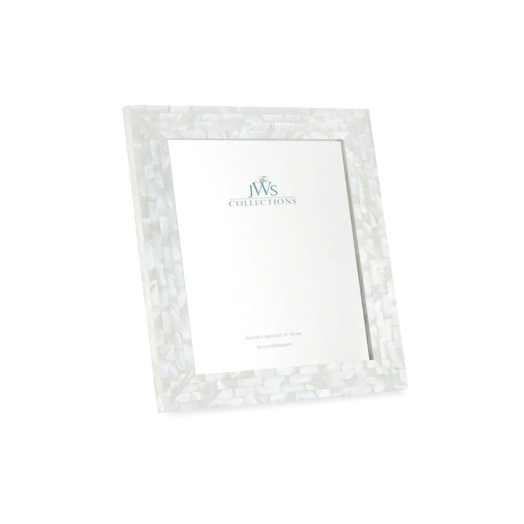 Mother of Pearl Frame White 8 x 10
