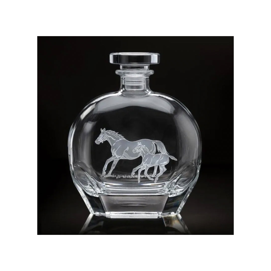 Cheval Mare & Foal Round Decanter