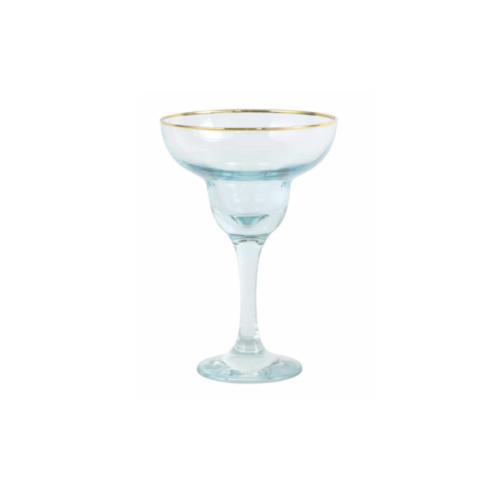 Rainbow Margarita Glass Turquoise