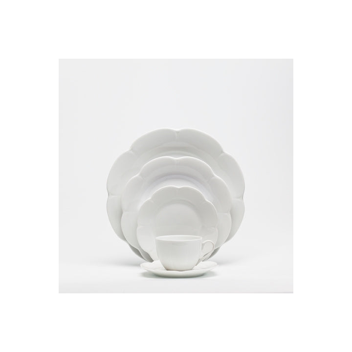Nymphea White Dinner Plate