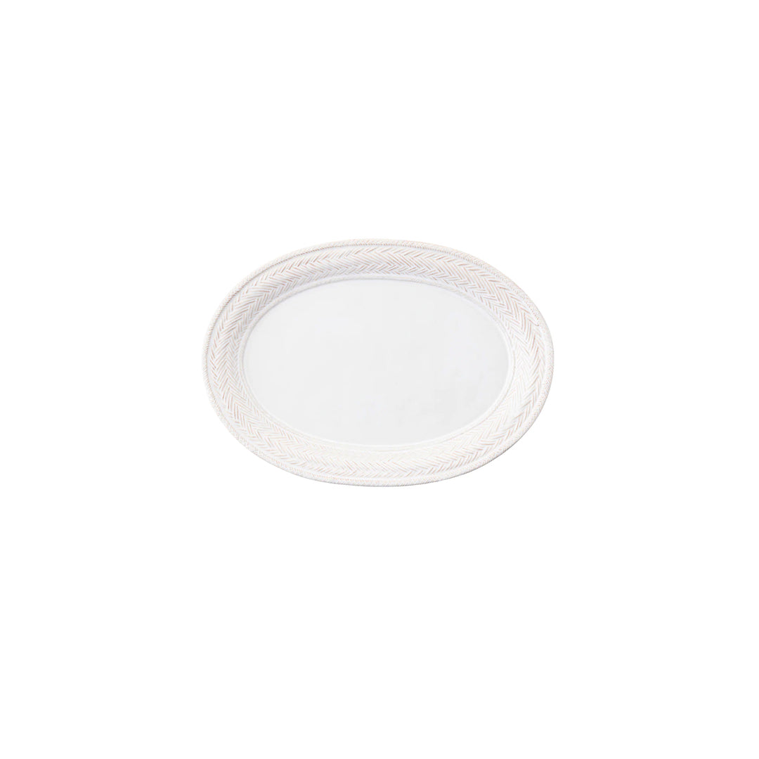 Le Panier Oval Platter Whitewash