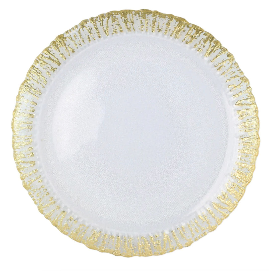 Rufolo Gold Round Platter