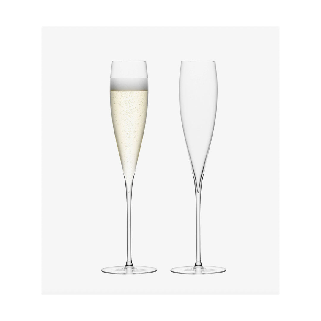 Savoy Champagne Flutes, Pair