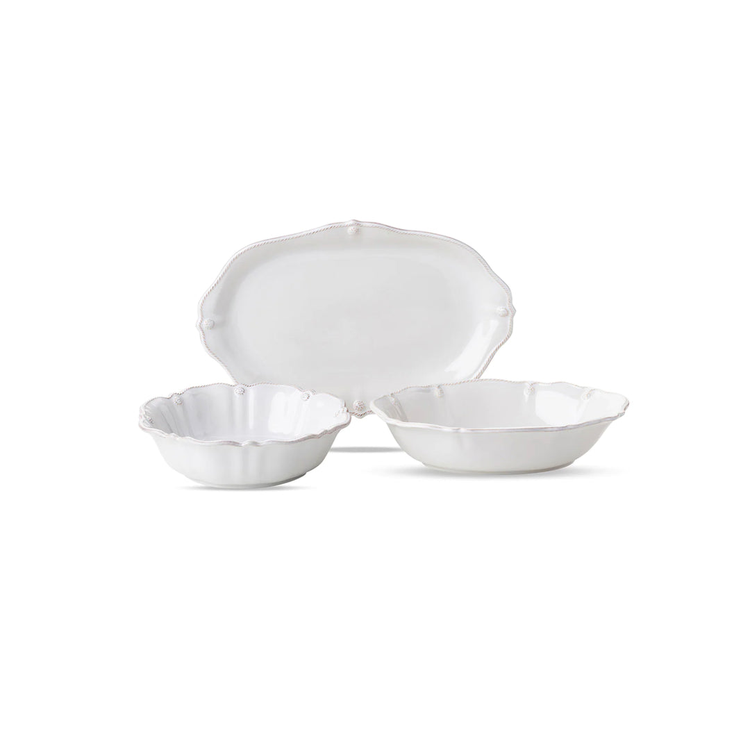 Berry & Thread Whitewash Serving Bundle Set of Three