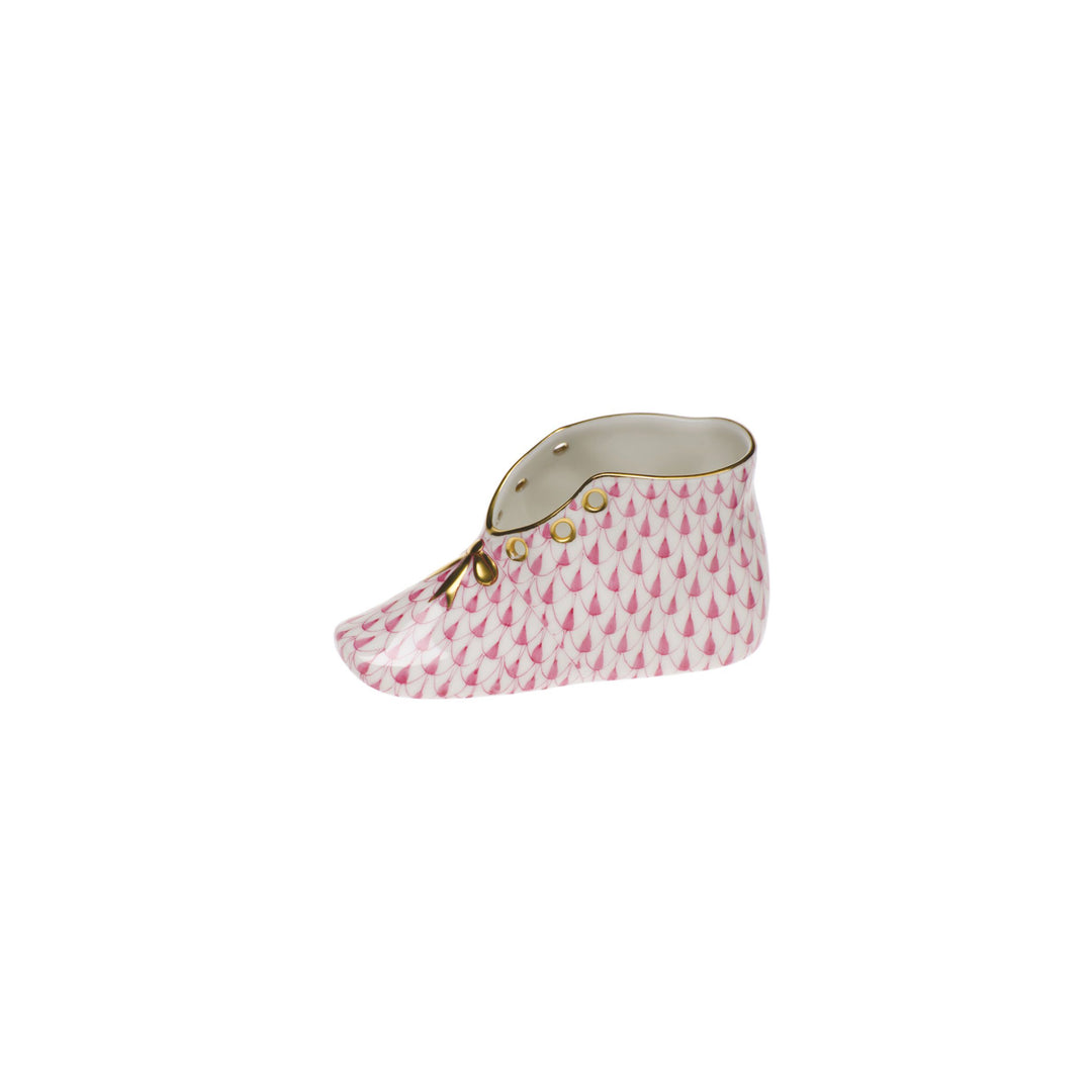 Fishnet Baby Shoe, Raspberry