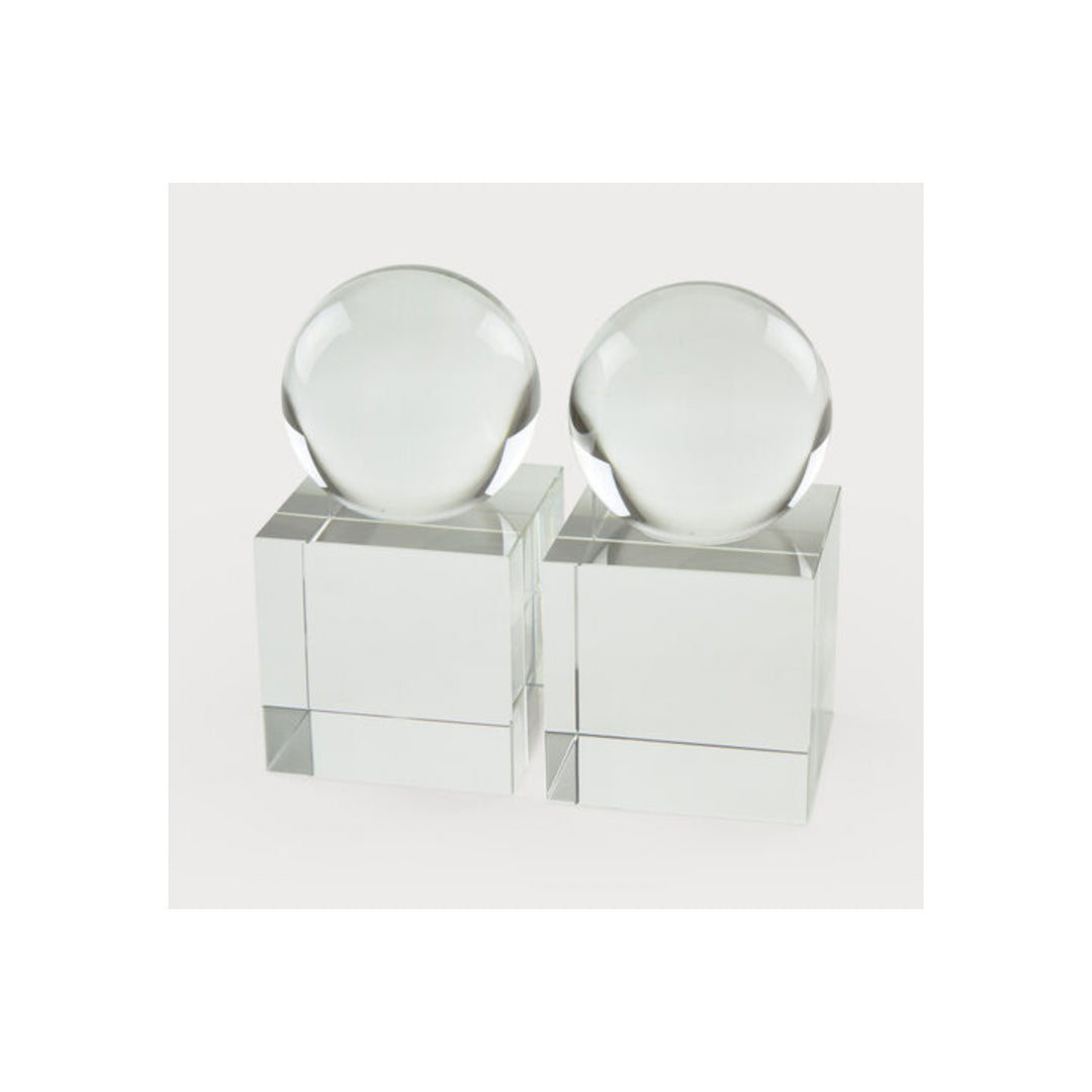 Sphere Bookends Pair