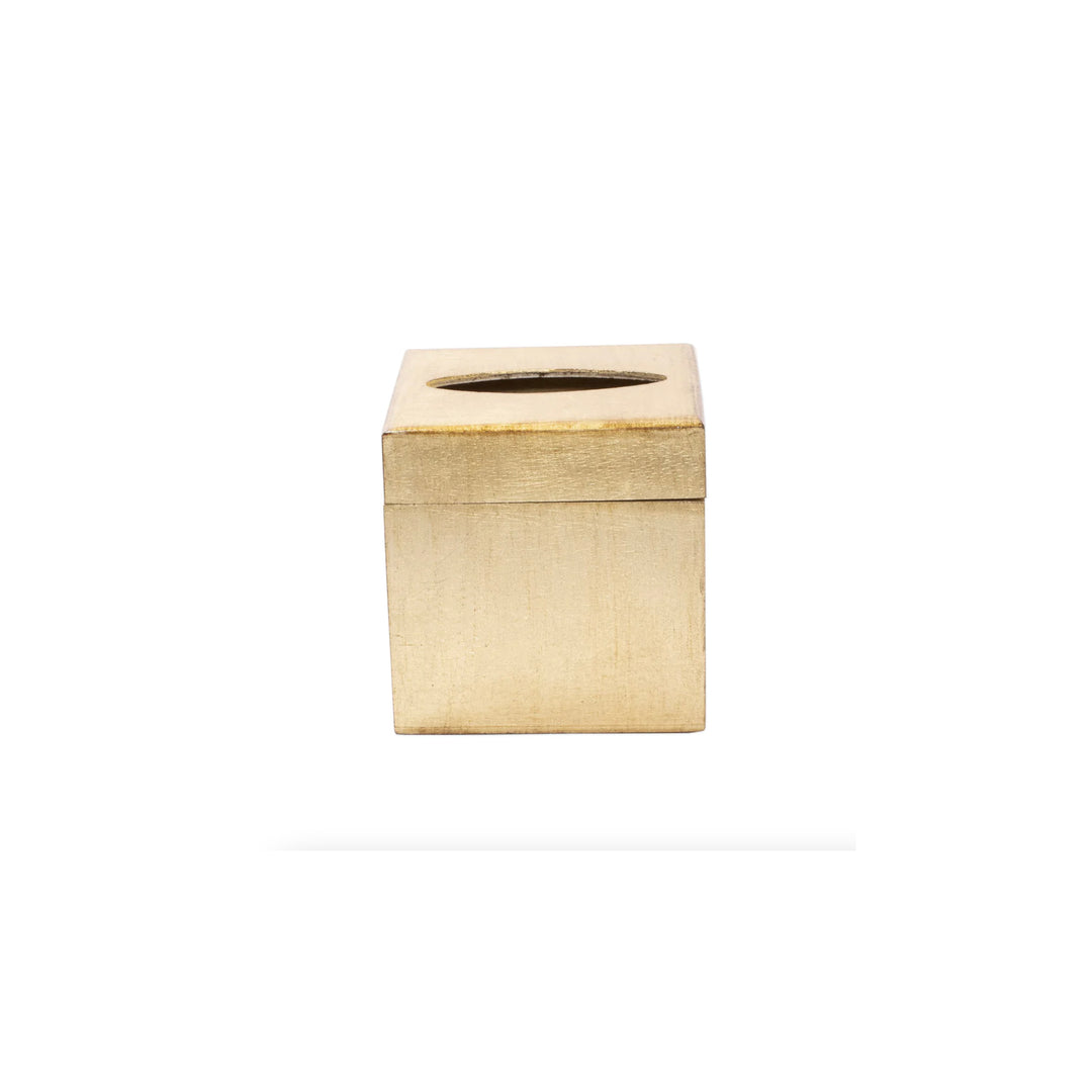 Florentine Wooden Tissue Box Gold