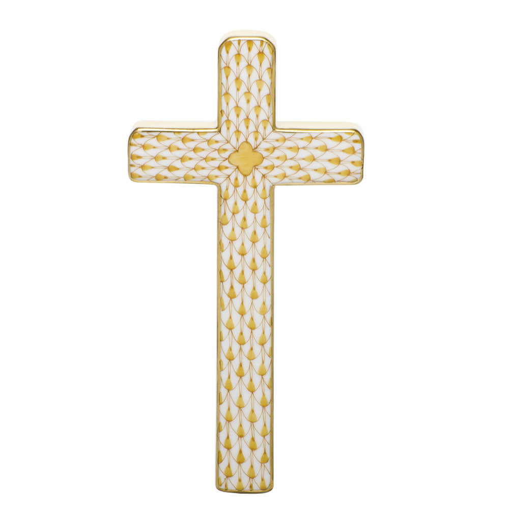 Fishnet Cross, Butterscotch