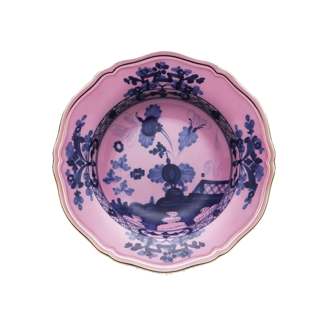 Oriente Italiano Azalea Rim Soup Plate